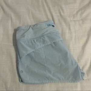 Powder blue Lululemon shorts